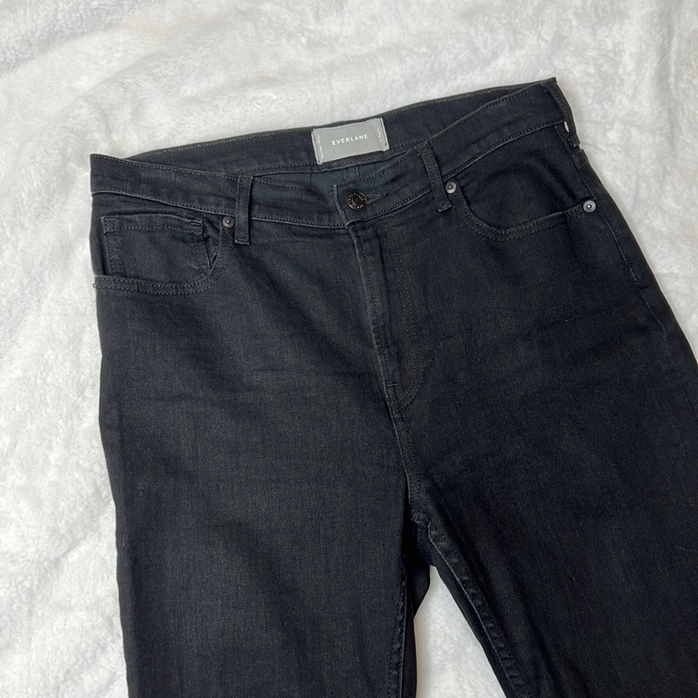 Everlane high waist black denim jeans
